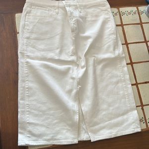 J. Crew denim pencil skirt, size 32